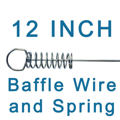 2EA - 12 inch Baffle Wire & Spring for Cessna Aircraft