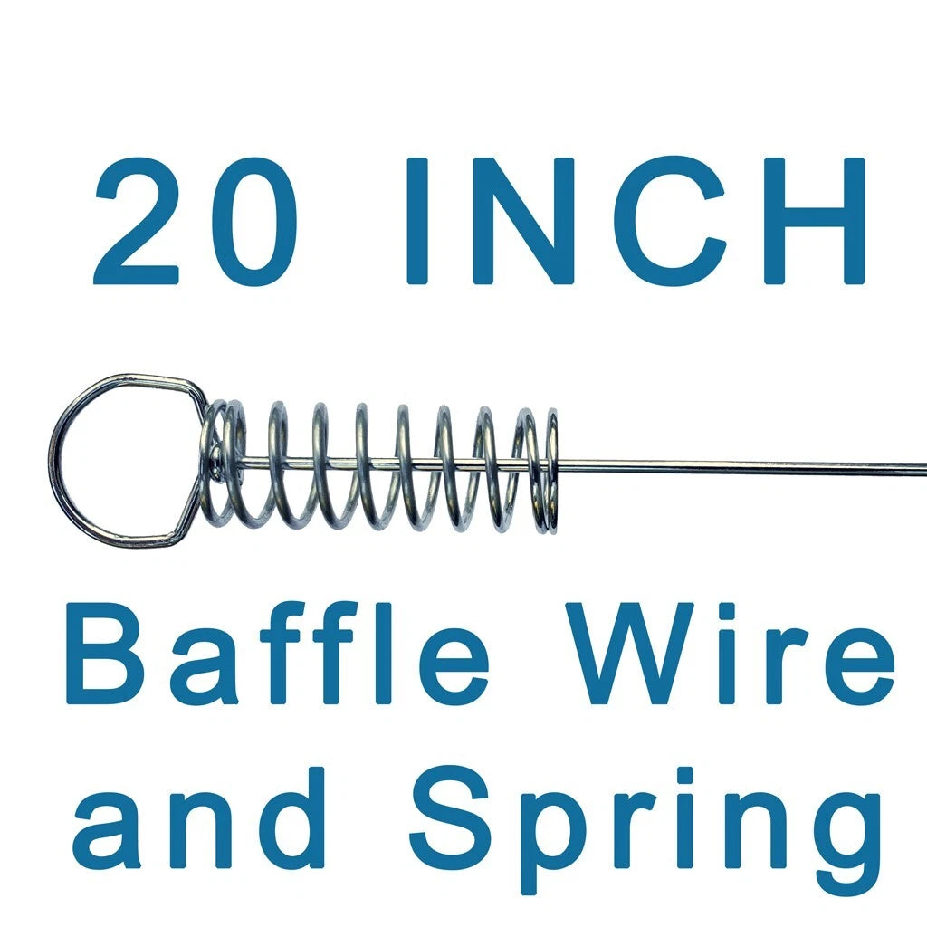 2EA - 20 inch Baffle Wire & Spring for Cessna Aircraft