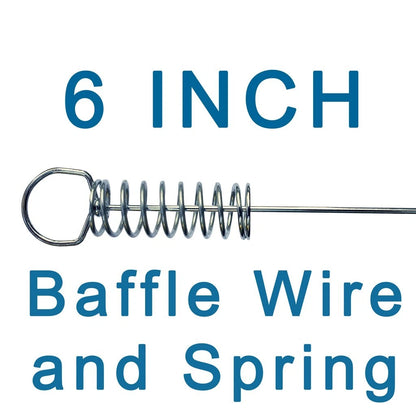 2EA - 6 inch Baffle Wire & Spring for Cessna Aircraft